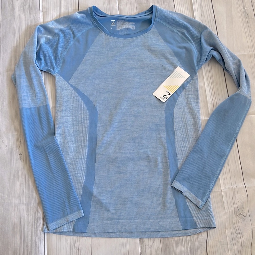 Zella long sleeve workout shirt, NWT size large